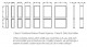 Details of panel sizes.