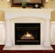 Barton Stone Mantel, facing and hearth