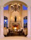 Lorraine stone fireplace mantel