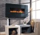We offer a beautiful absolute black granite fireplace facing for our BG100, along with a few other decorator colors.