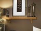 The Boxwood shelf looks at home with or without a fireplace.