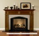 Hampton court shown as a surround facing for the Concord fireplace mantel.