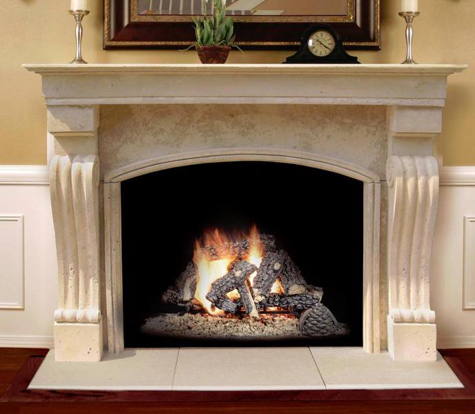 Stone Fireplace mantel